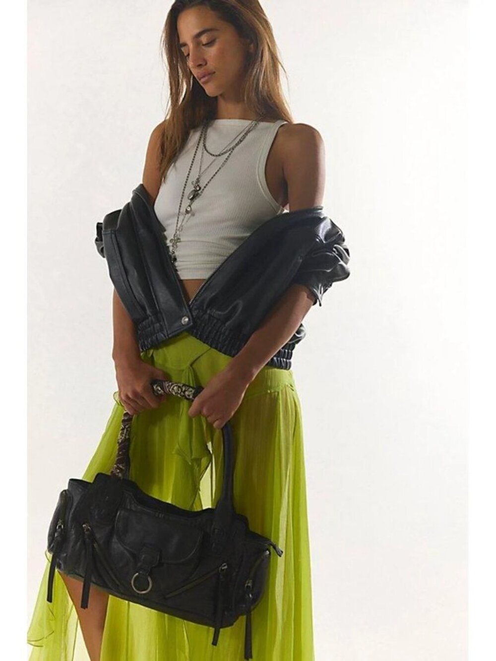 Free People Sabo East West Bag in Black  Free People